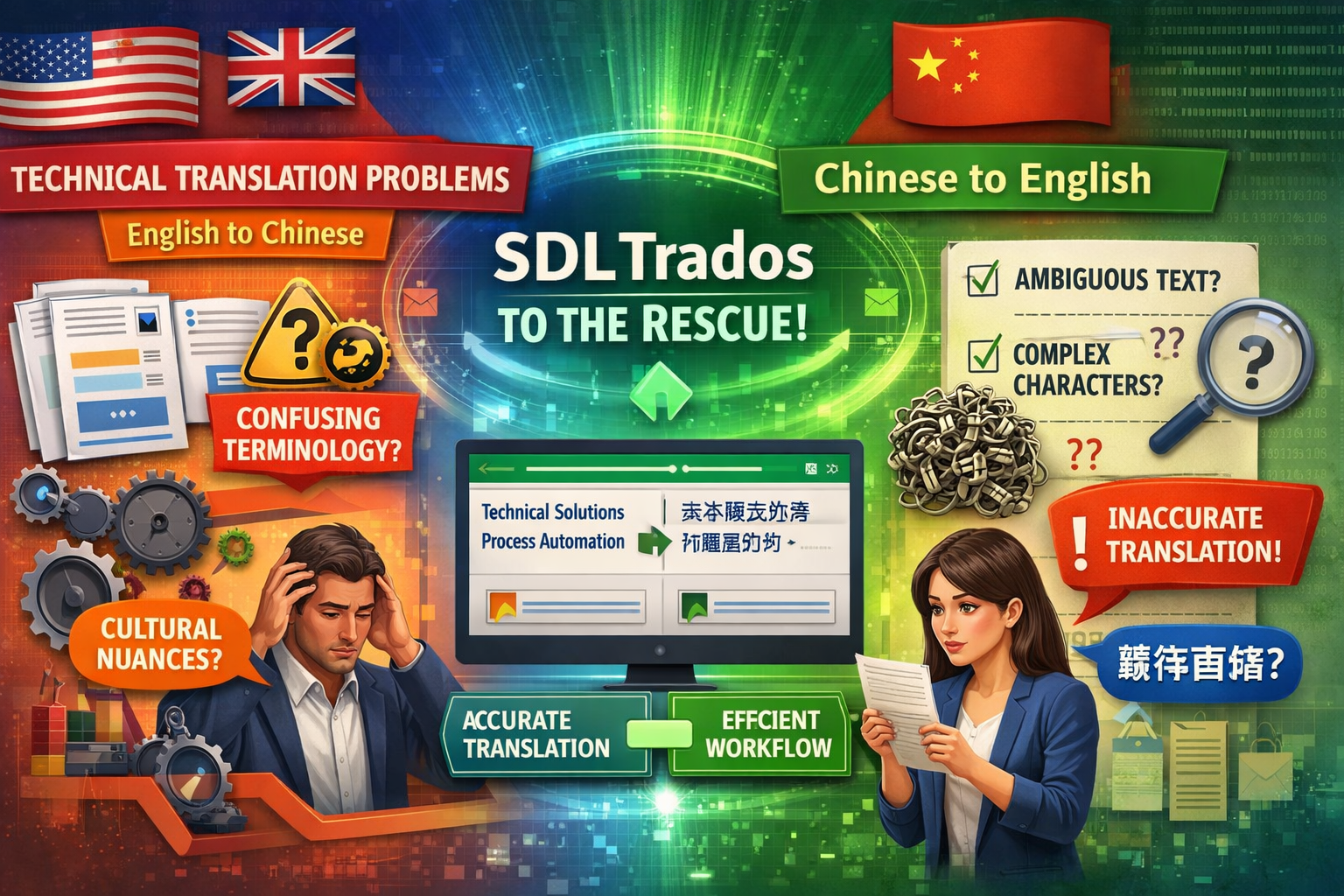 Bridging East and West: Solving English-Chinese Technical Translation Challenges with SDL Trados
