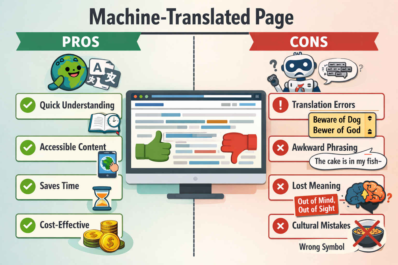 Machine Translation: Strengths and Weaknesses in Practice
