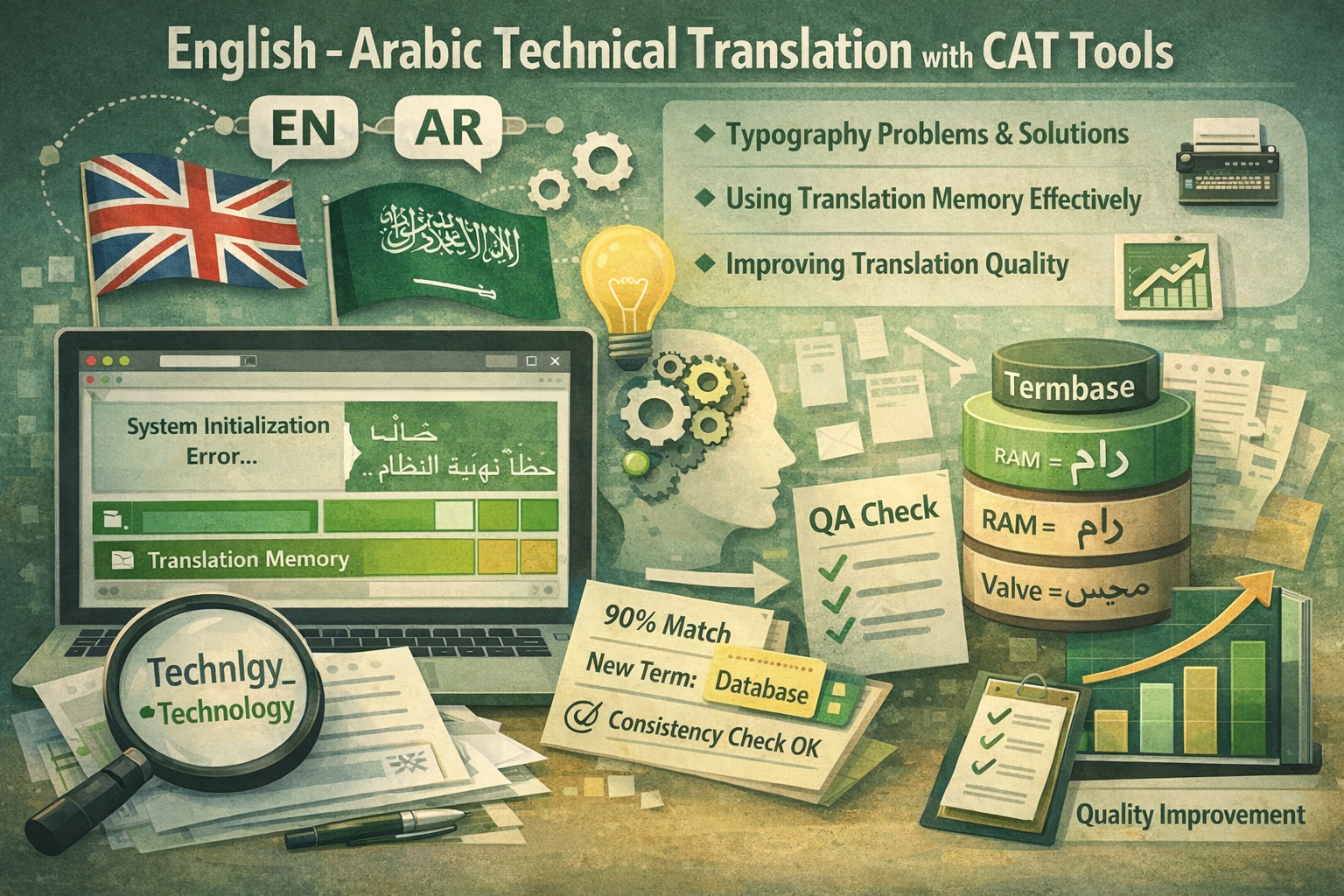English-Arabic Technical Translation with CAT Tools: Overcoming RTL Challenges