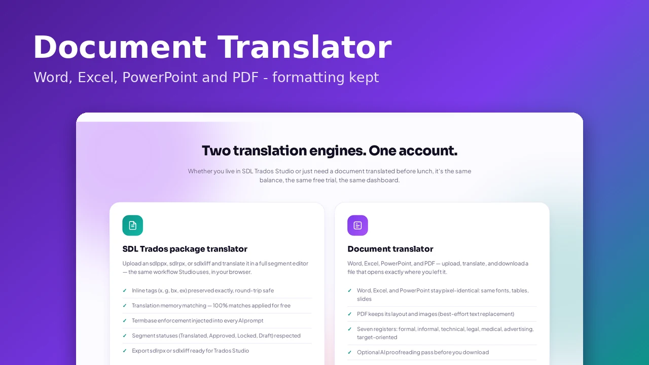 ترجمة ملفات Word وExcel وPowerPoint وPDF عبر الإنترنت دون فقدان التنسيق